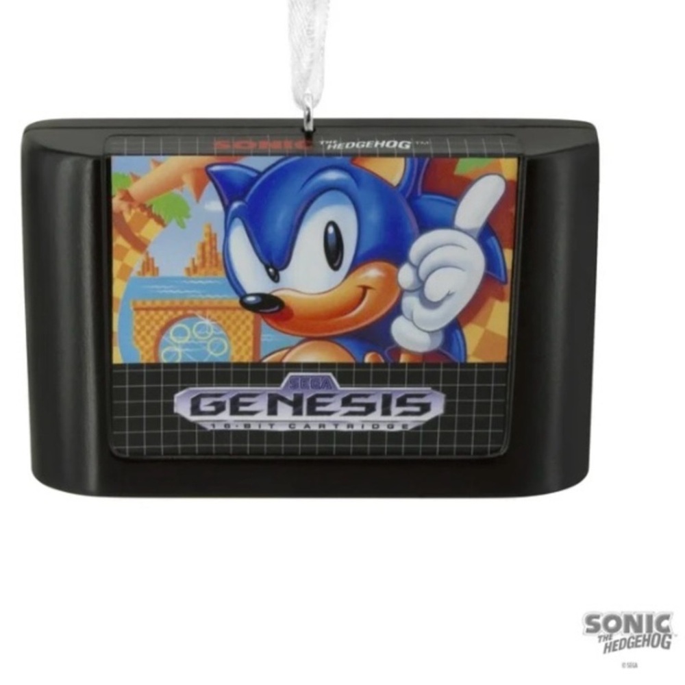 Hallmark Sonic the Hedgehog “Sonic Game Cartridge” Christmas Ornament (NWT) - Picture 3 of 13